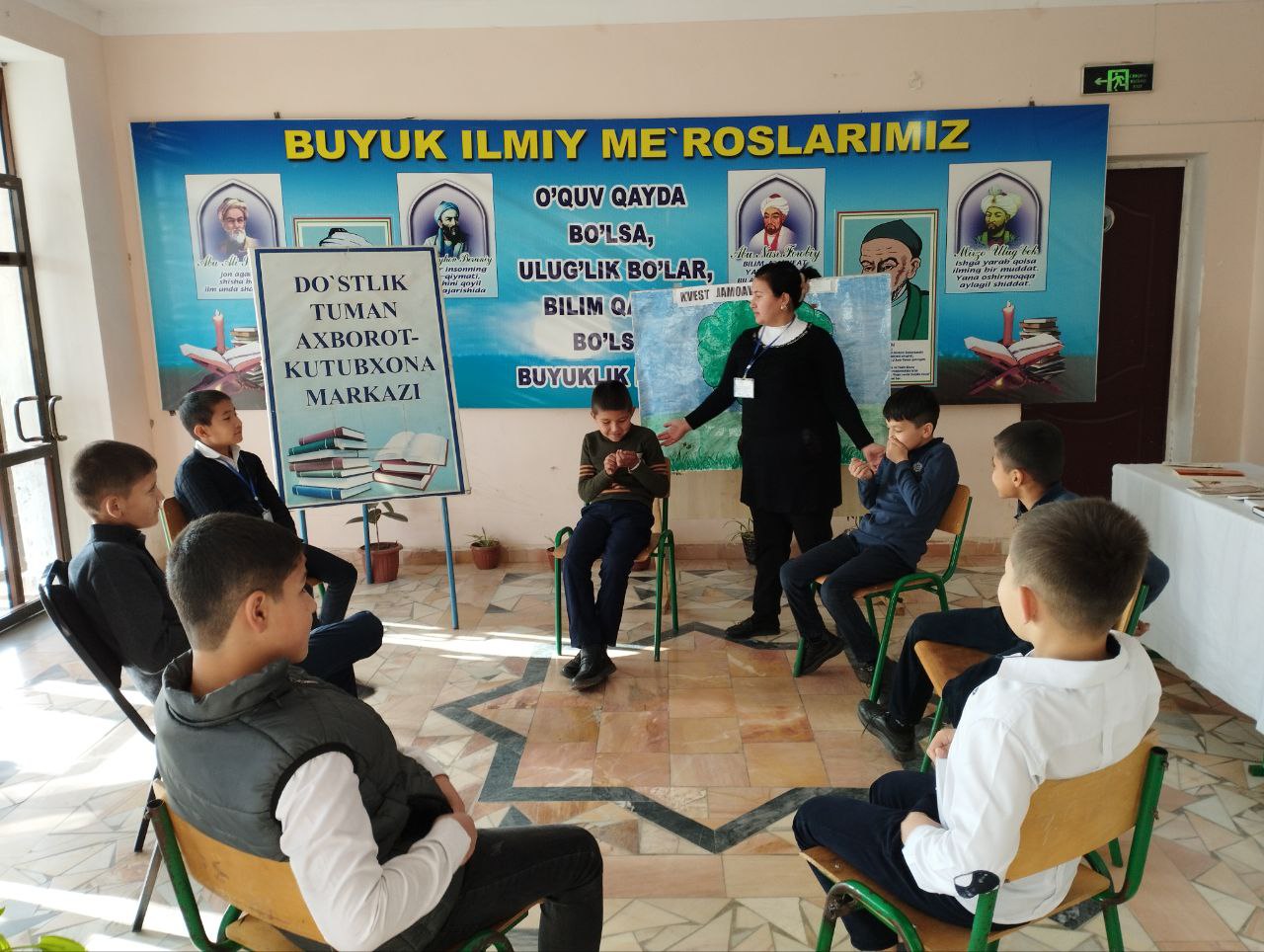 "Qalblarga muhrlangan siymo" nomli kvest jamoaviy o'yini tashkil qilindi.
